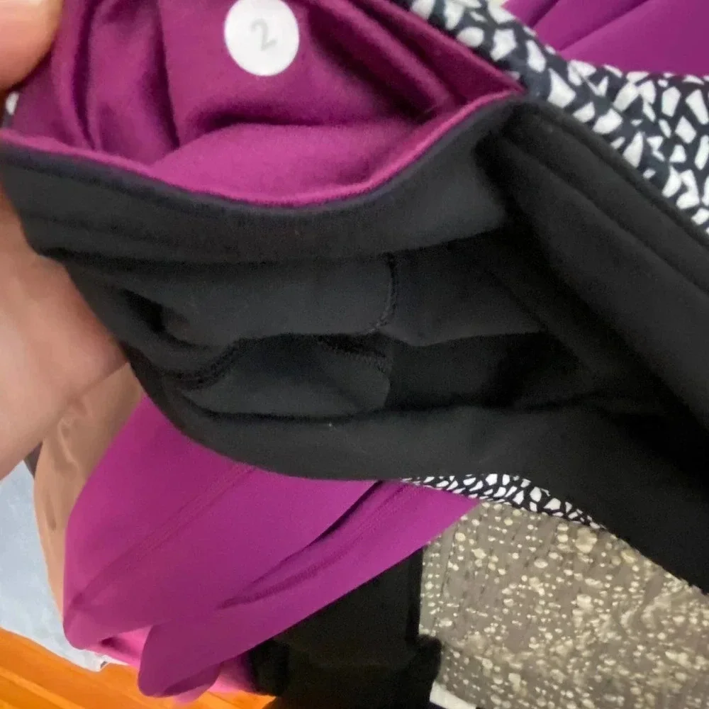 Lululemon‎ Wunder Under Pant III Reversible Plum